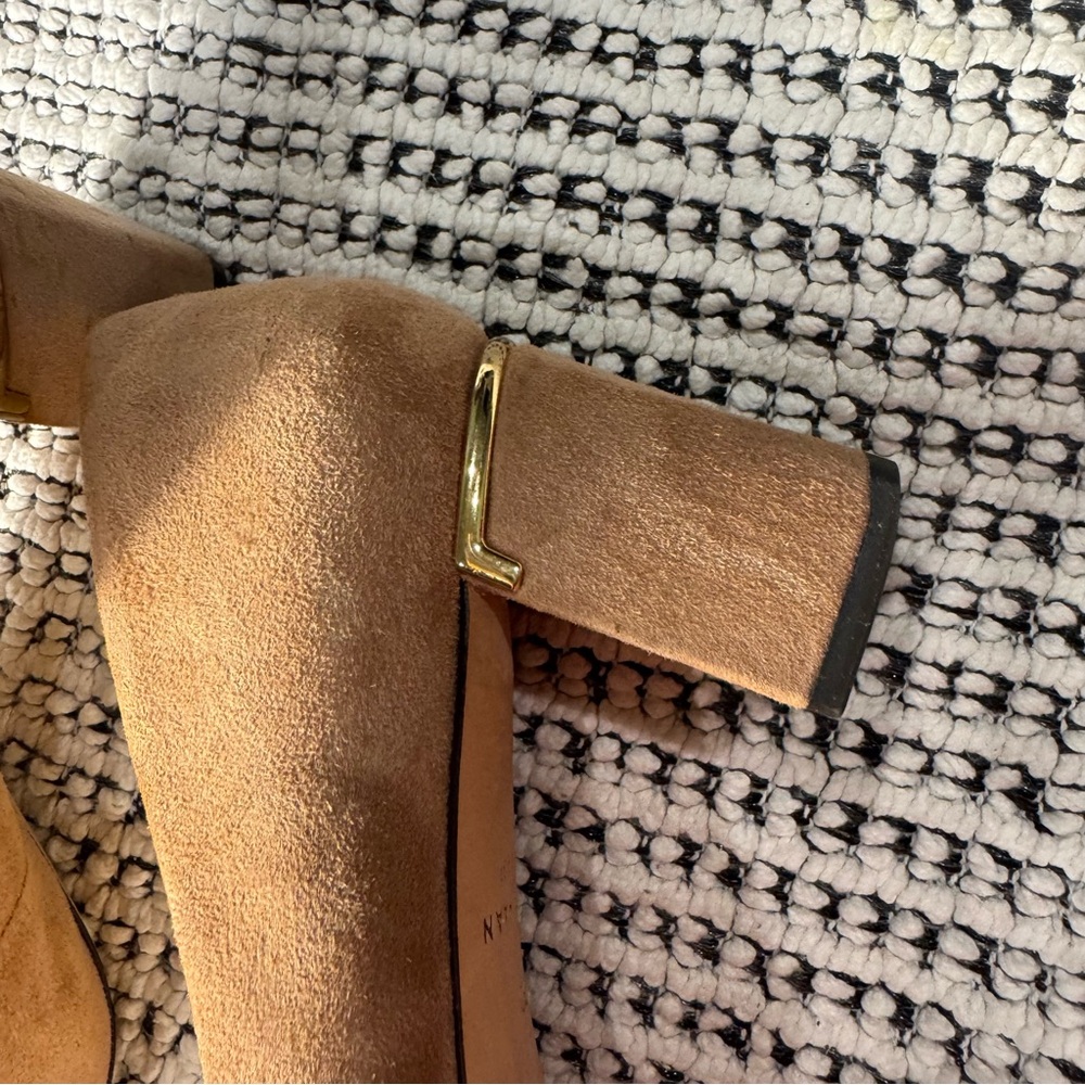 Cole Haan Suede Flats in Light Tan/Blush - Picture 8 of 13